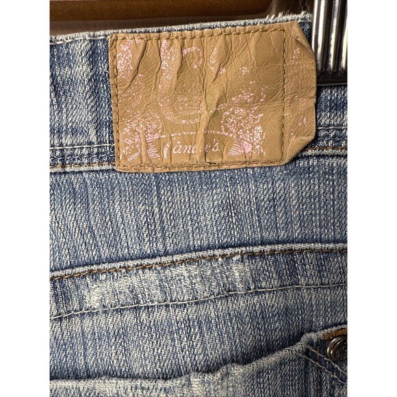 Vtg Candie's Jeans Women's Blue Medium Wash Low Rise Flare Jeans 29” Waist - Picture 6 of 11